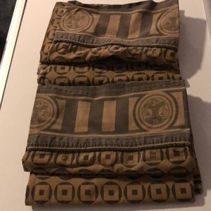 Fendi king sheets fitted and flat and king pillowcases